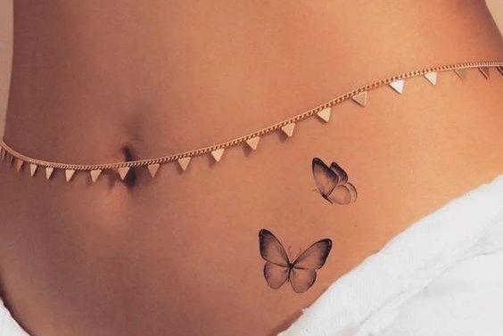 Тату на талии (1)