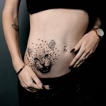 Тату на талии (11)