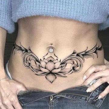Тату на талии (21)