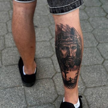 leg tattoo53