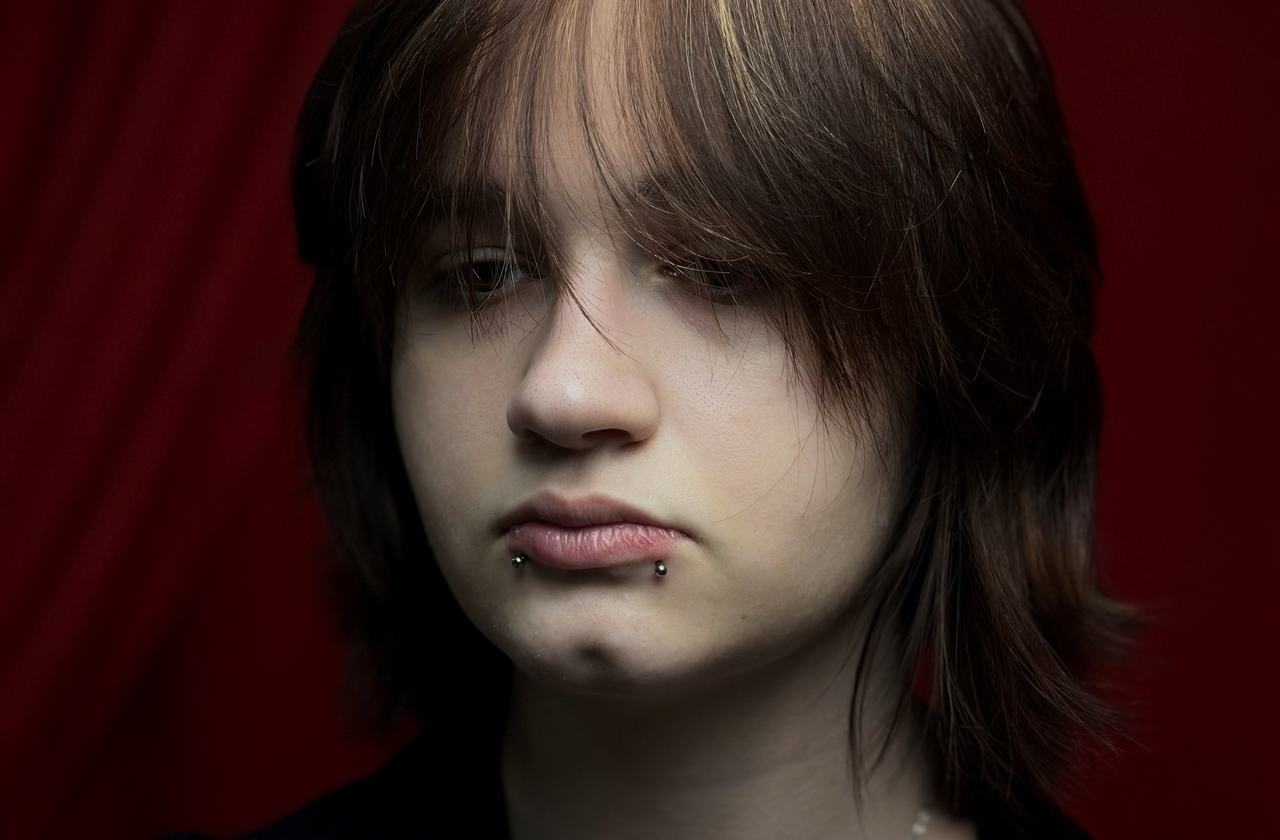 Lip piercing