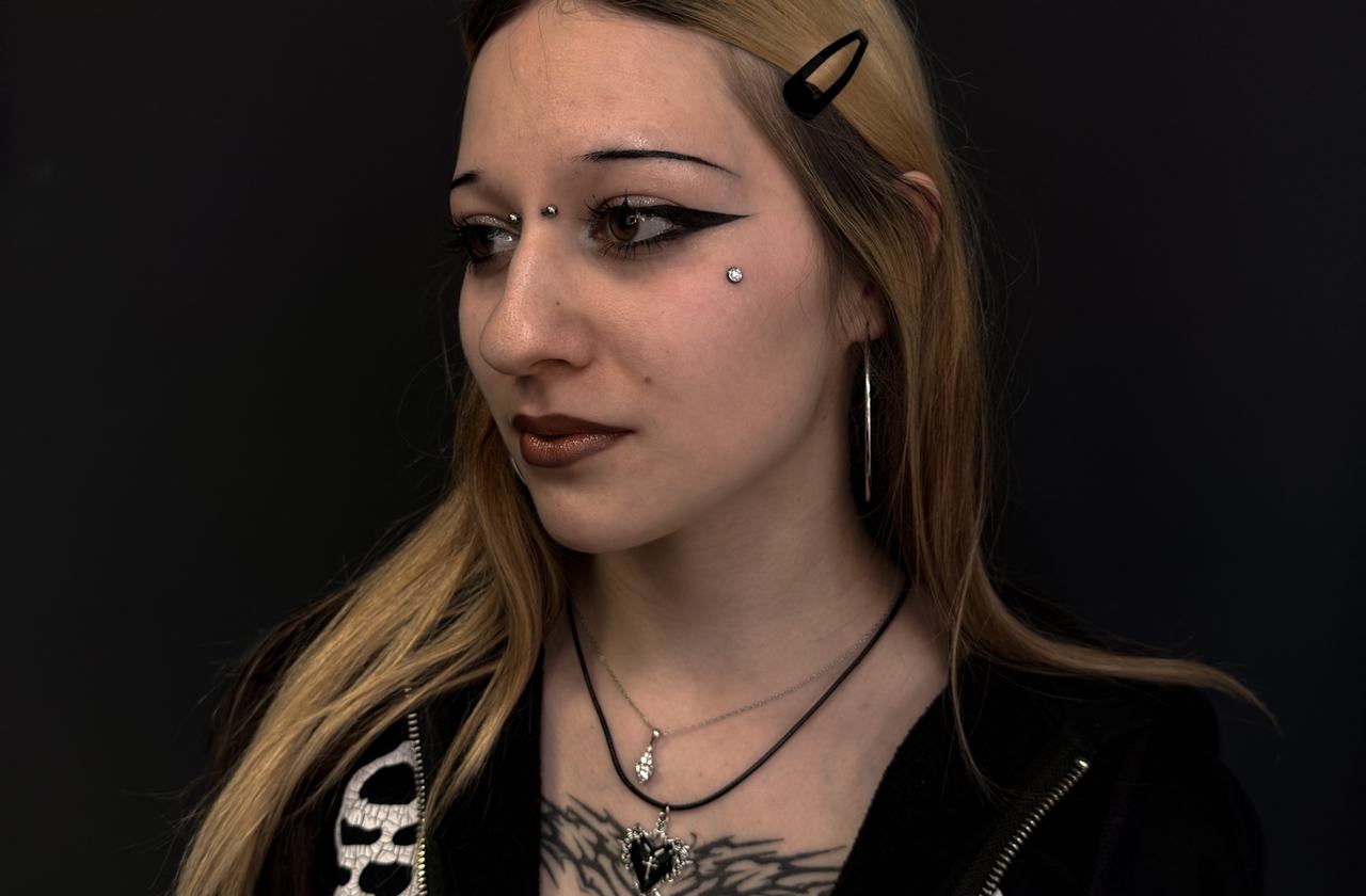 Nose piercing